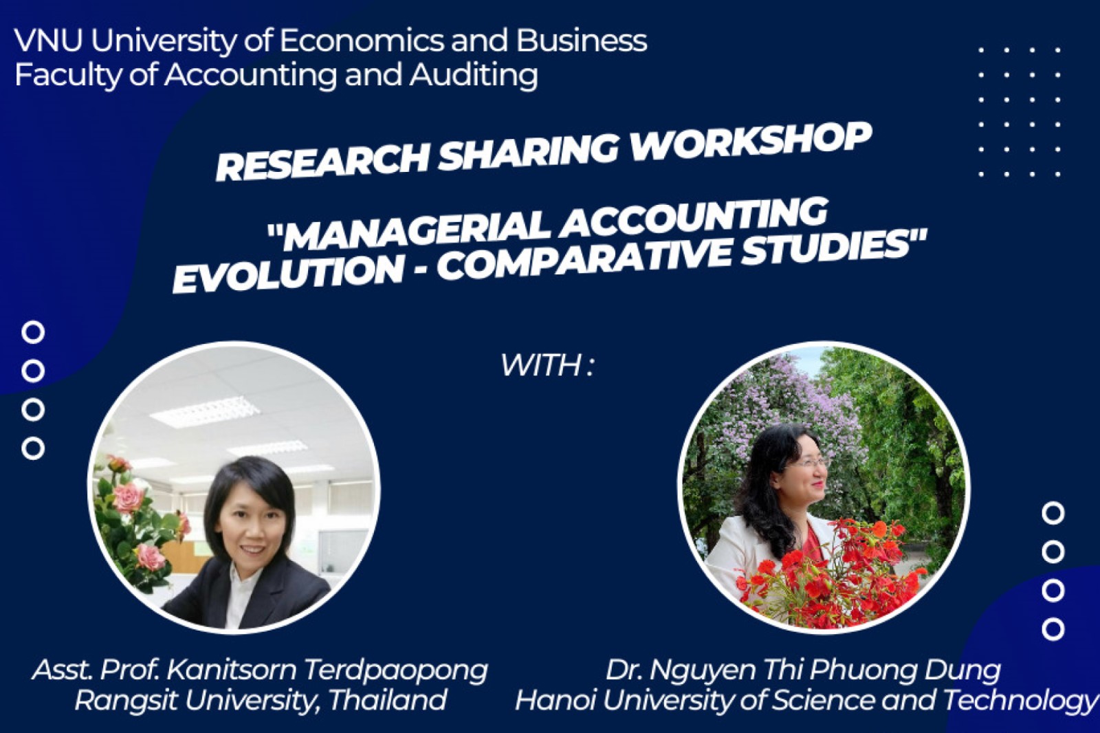 Tọa đàm hợp tác nghiên cứu Việt Nam - Thái Lan “Managerial Accounting Evolution - Comparative Studies” 