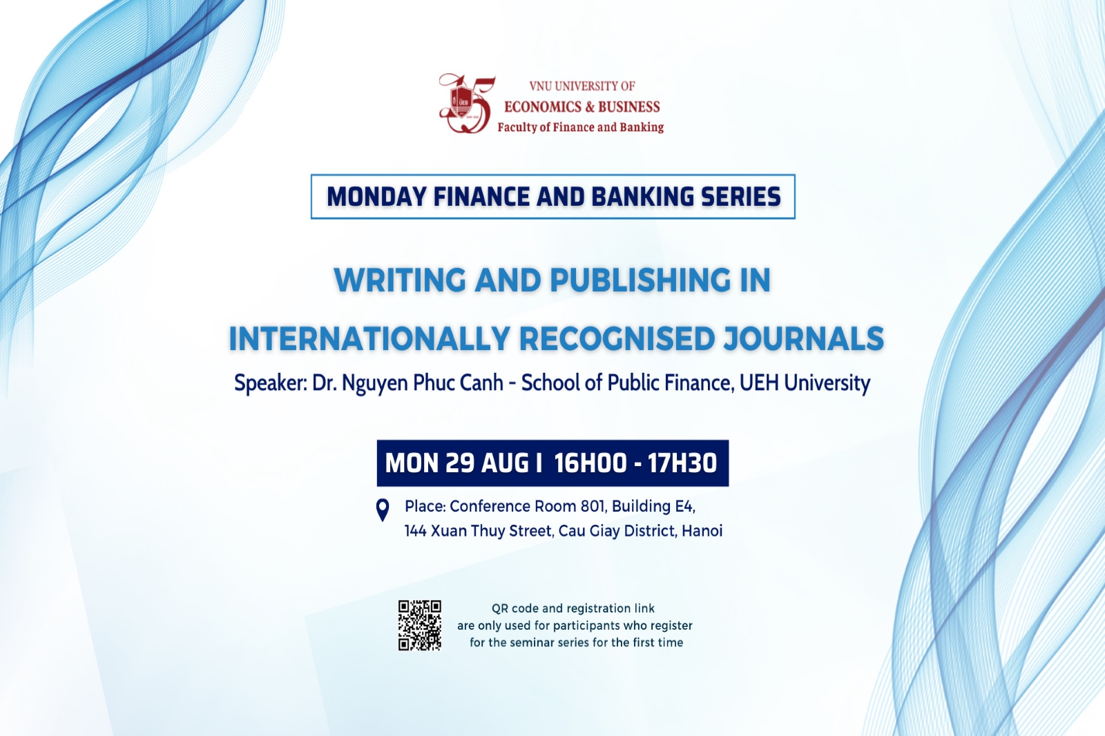 RECAP: Monday Finance and Banking Series tháng 8 -“Writing and Publishing in Internationally Recognised Jounrnals”