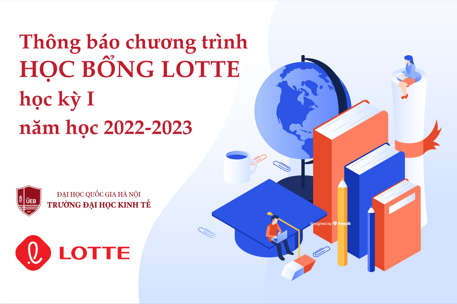 Thông báo Chương trình học bổng Lotte học kỳ I, năm học 2022-2023