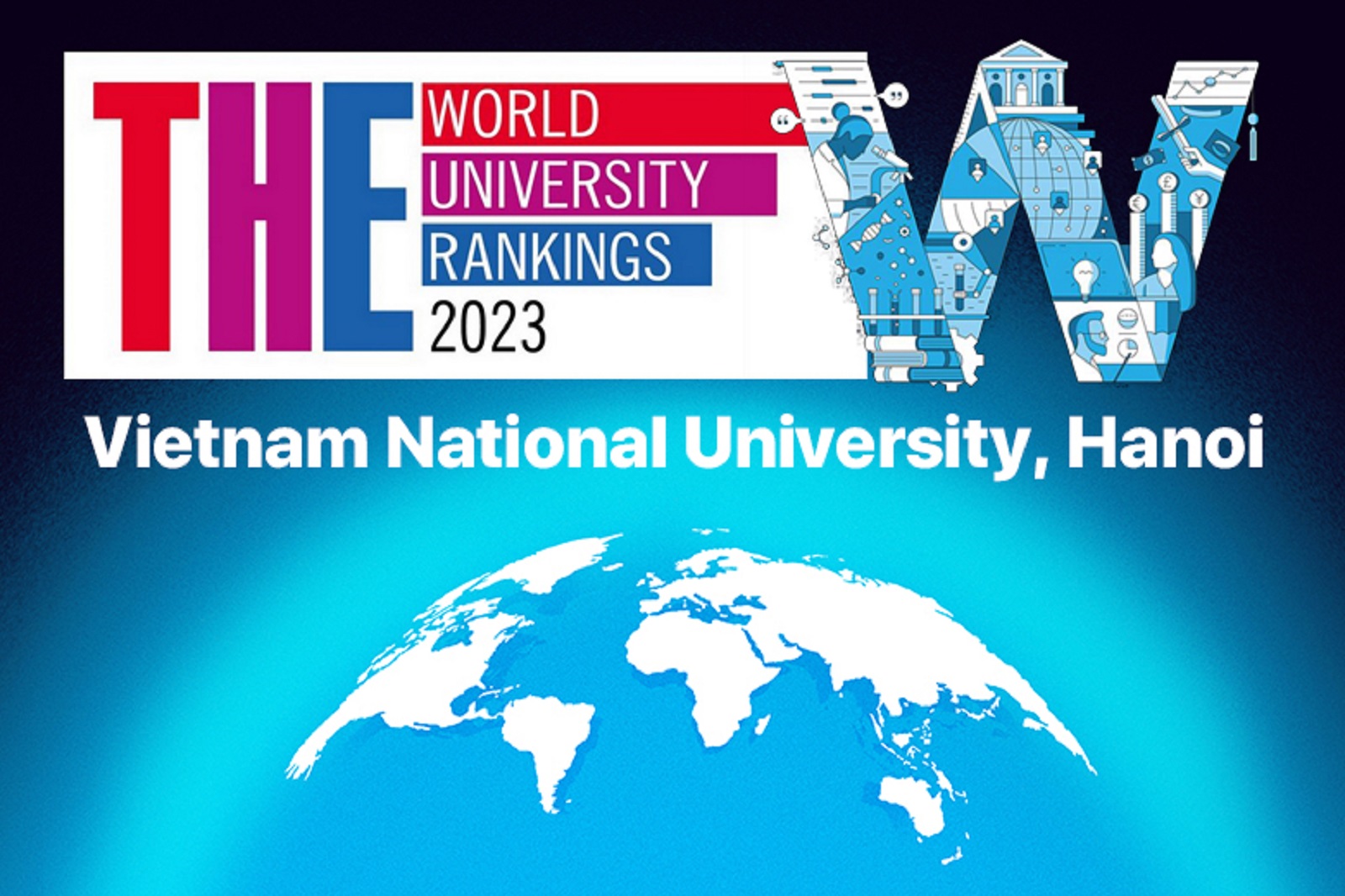 Bảng xếp hạng đại học thế giới 2023 của Times Higher Education: ĐHQGHN gia tăng về chất lượng nghiên cứu khoa học và chất lượng giảng dạy 