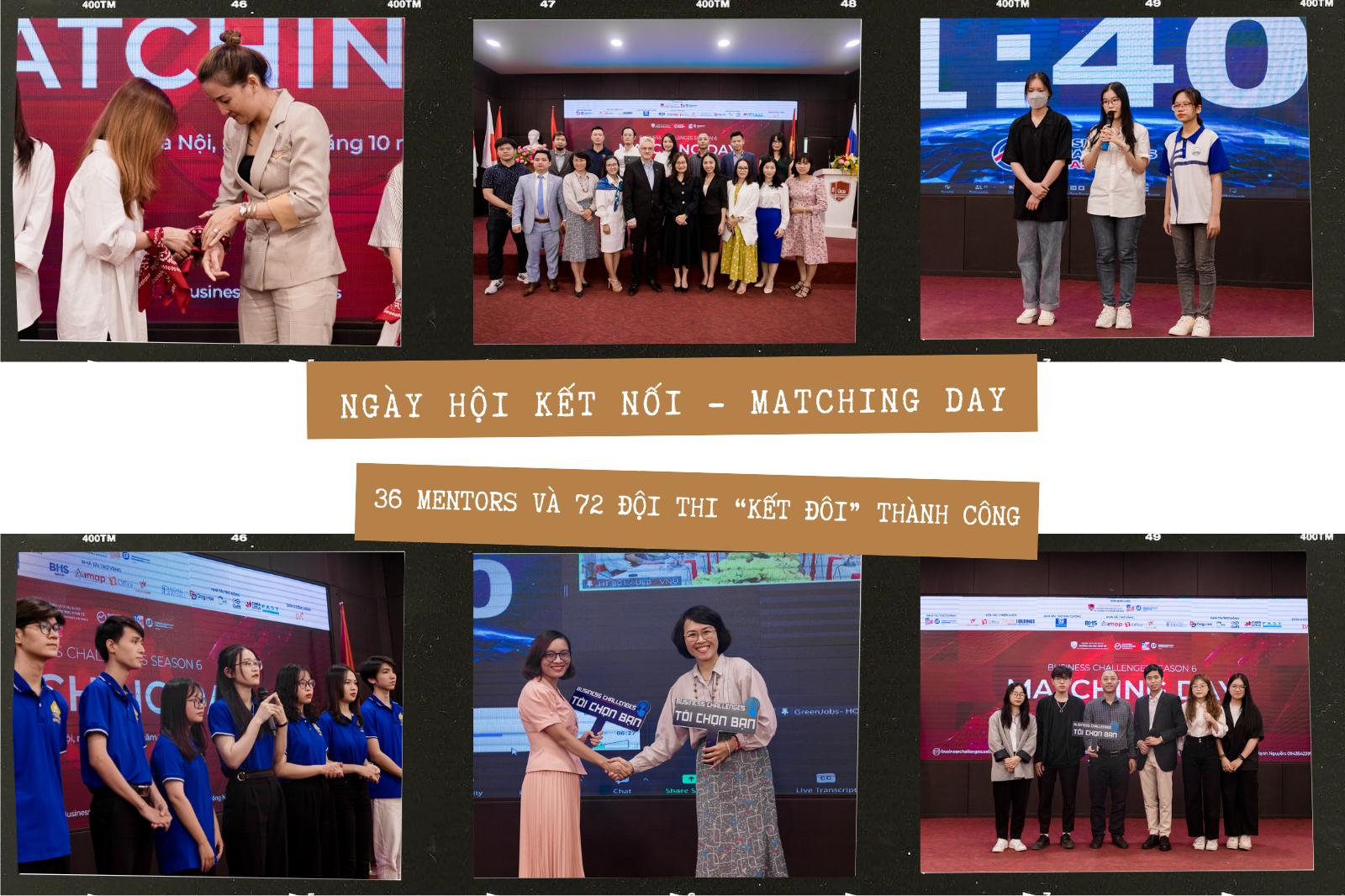 Ngày hội Matching Day Business Challenges: 36 Mentors và 72 đội thi “kết đôi” thành công 