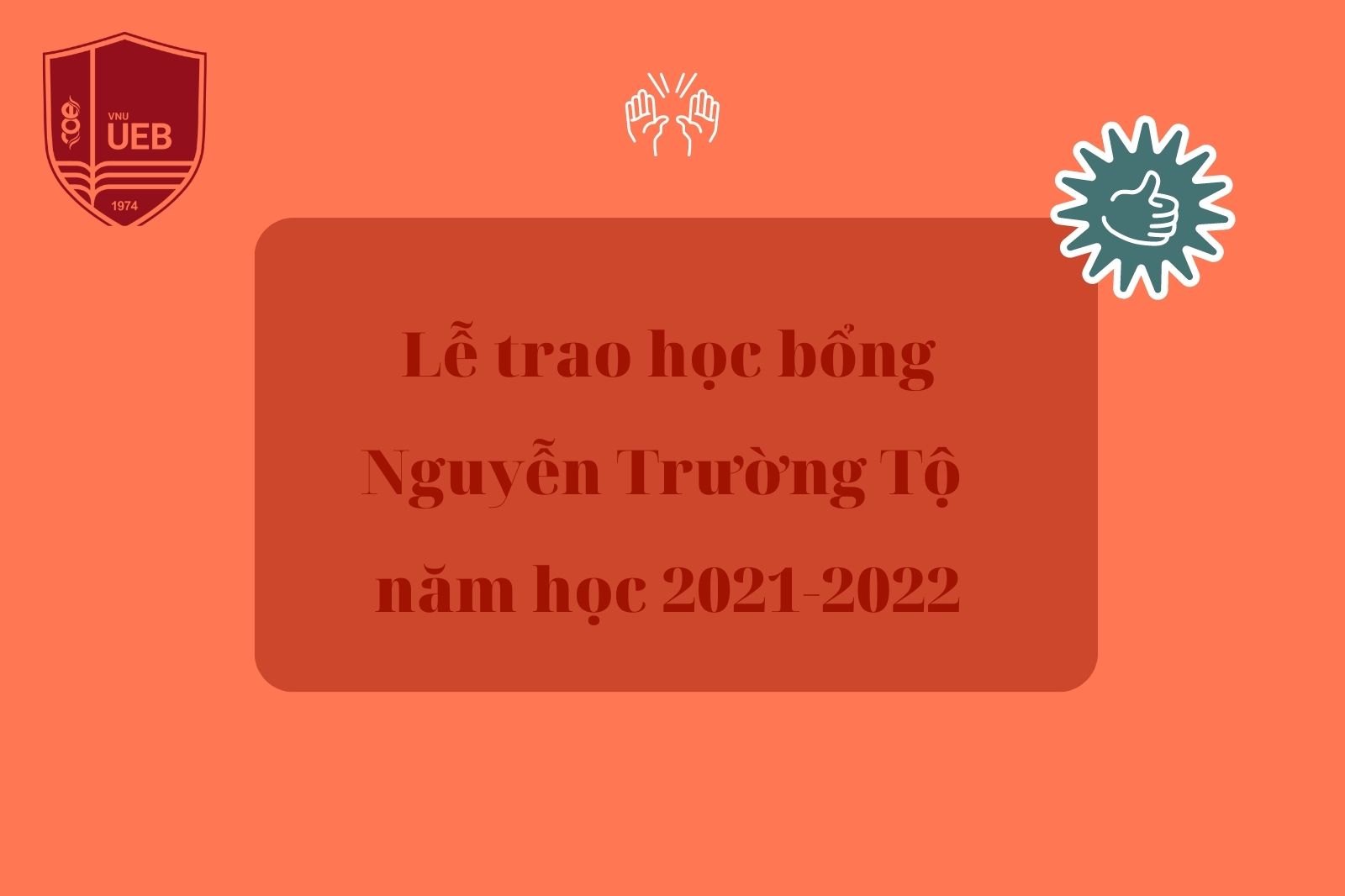 Lễ trao học bổng Nguyễn Trường Tộ năm học 2021-2022