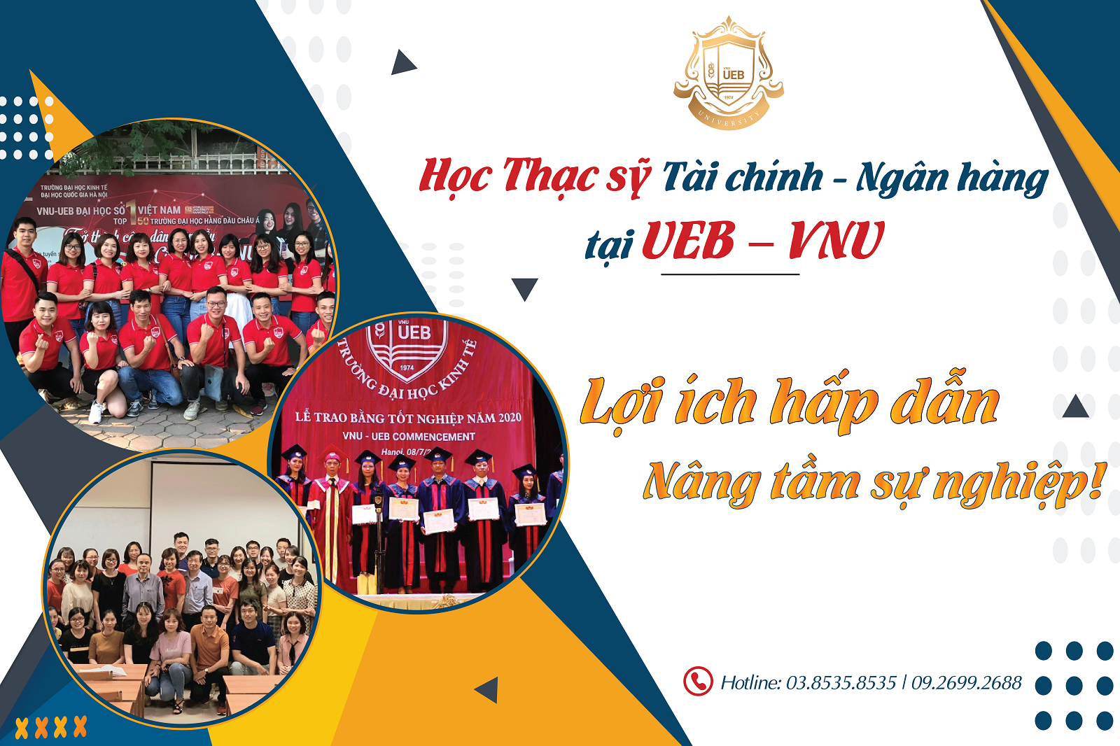 Học thạc sĩ Tài chính - Ngân hàng tại UEB – VNU: Lợi ích hấp dẫn, nâng tầm sự nghiệp!