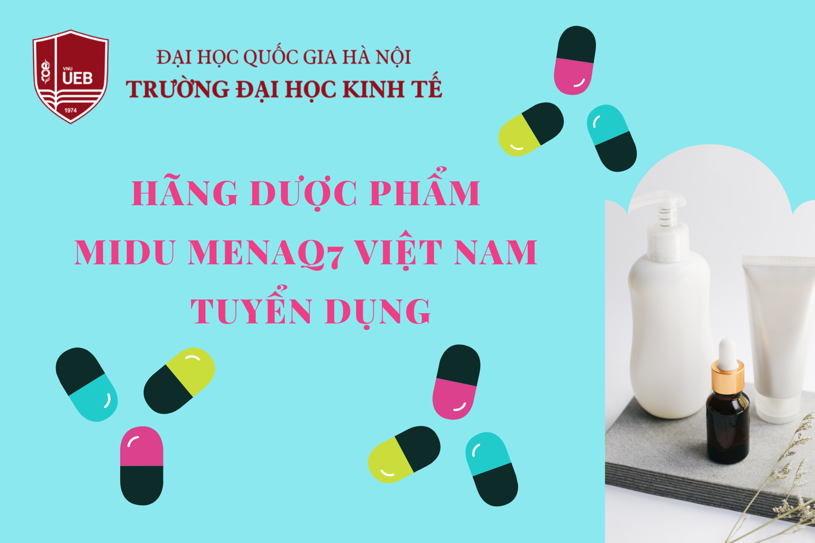 Hãng Dược phẩm Midu MenaQ7 Việt Nam tuyển dụng
