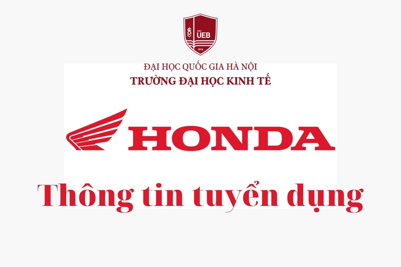 Thông tin tuyển dụng của Honda Việt Nam