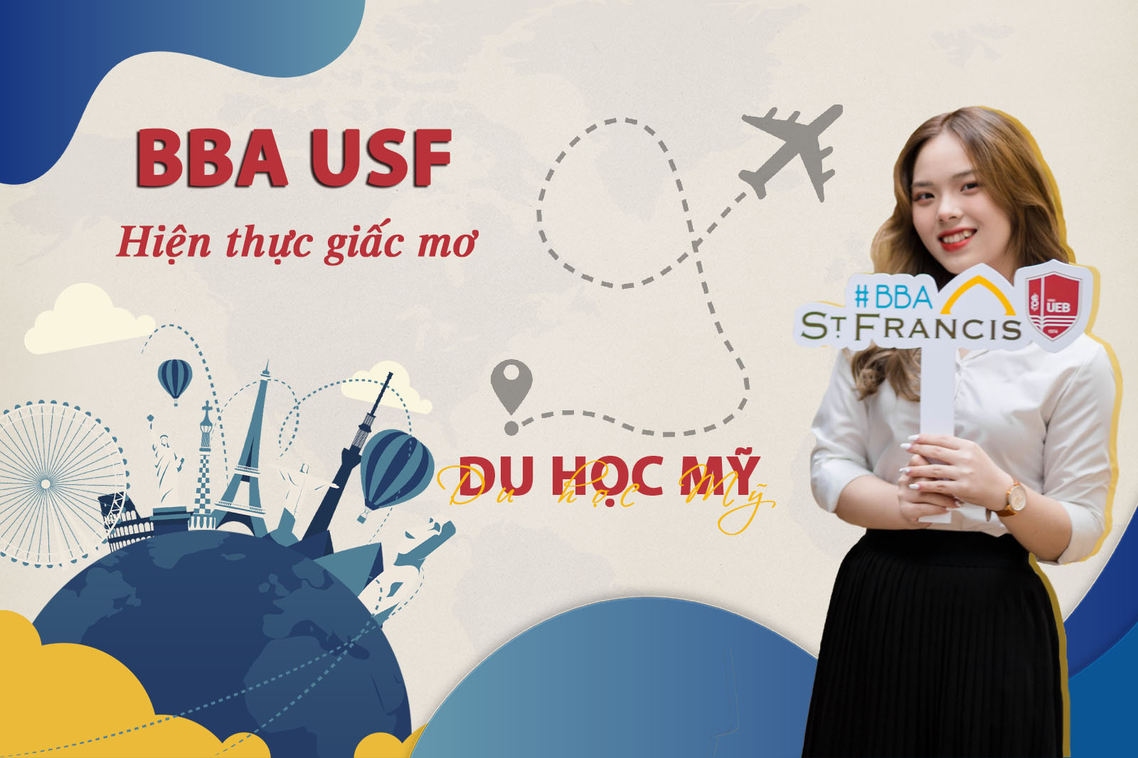 Hàng triệu sinh viên trên khắp thế giới đã chọn Đại học St.Francis, Mỹ. Còn bạn đã chọn UEB - USF chưa?
