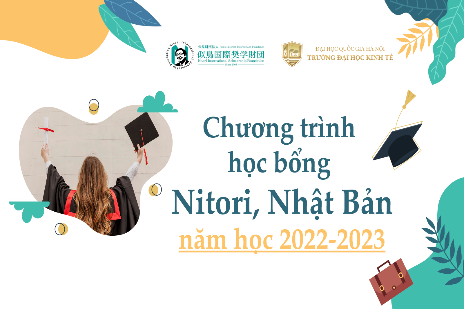 Chương trình học bổng Nitori, Nhật Bản năm học 2022-2023