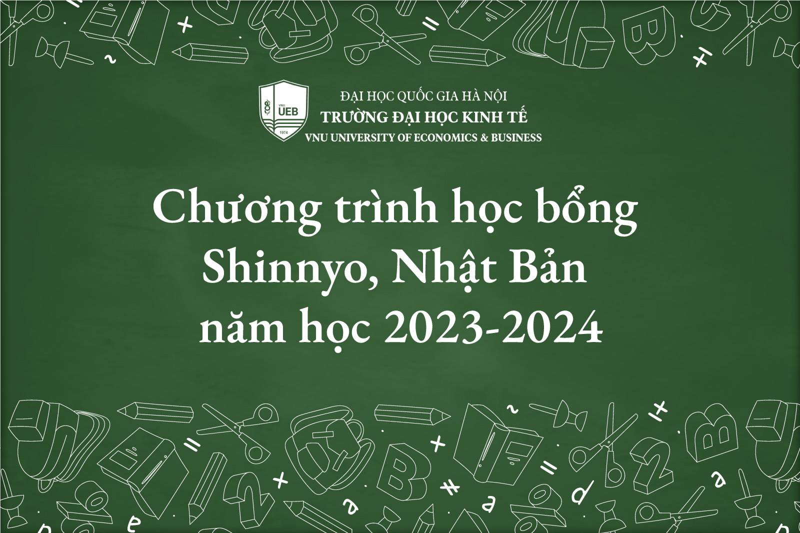 Chương trình học bổng Shinnyo, Nhật Bản năm học 2023-2024
