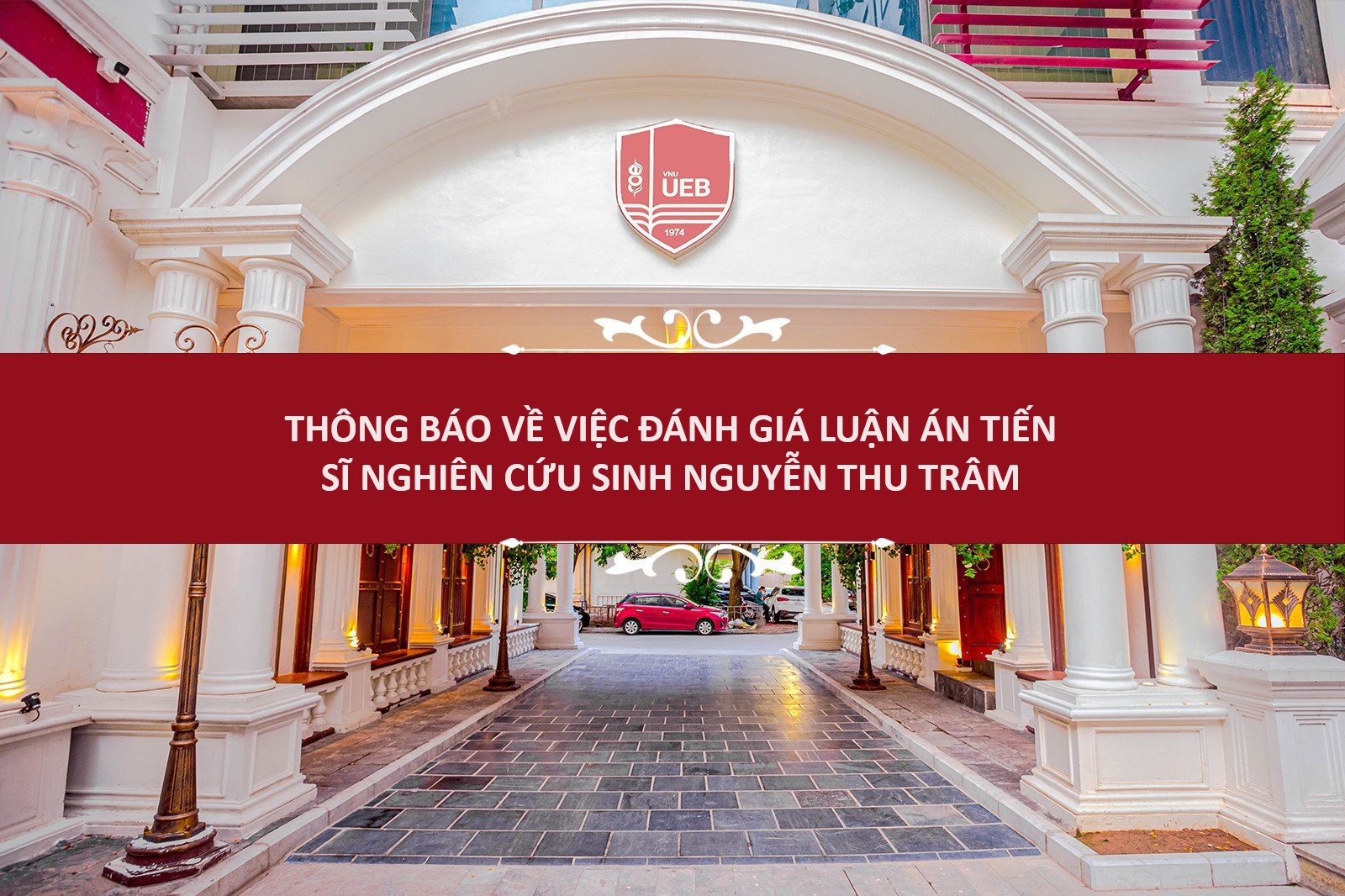 Thông báo về việc đánh giá luận án tiến sĩ nghiên cứu sinh Nguyễn Thu Trâm