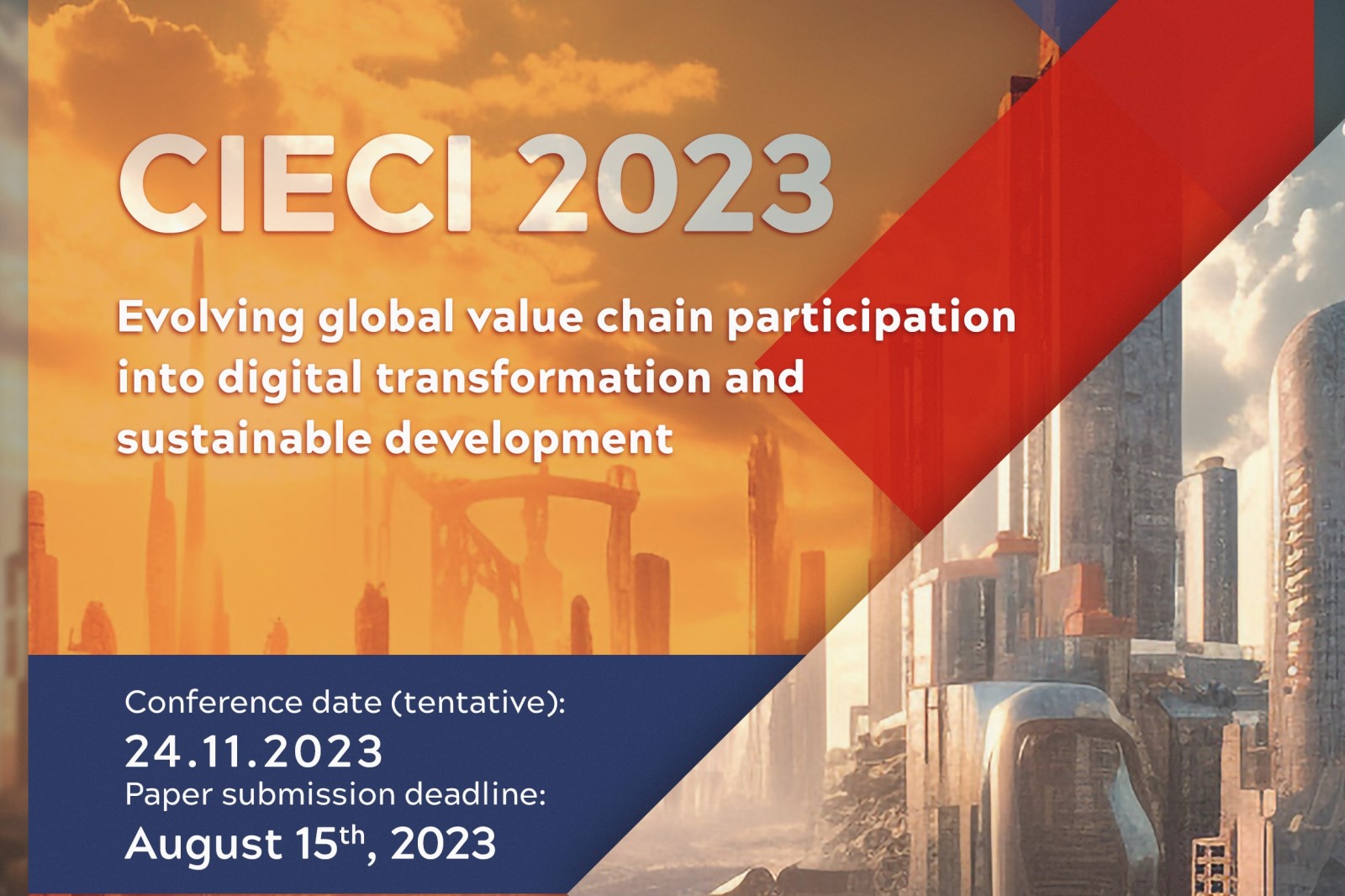 Thư mời viết bài: Hội thảo về hợp tác và hội nhập kinh tế quốc tế 2023 (Call for papers CIECI 2023)
