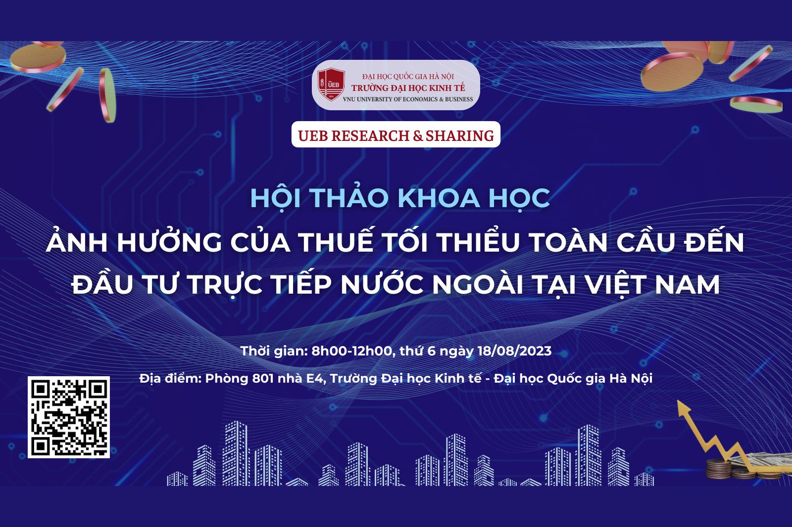 Hội thảo Khoa học “Ảnh hưởng của Thuế tối thiểu toàn cầu đến Đầu tư nước ngoài tại Việt Nam”