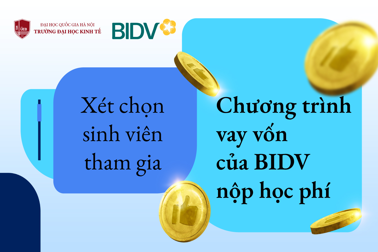 Chương trình vay vốn của BIDV nộp học phí