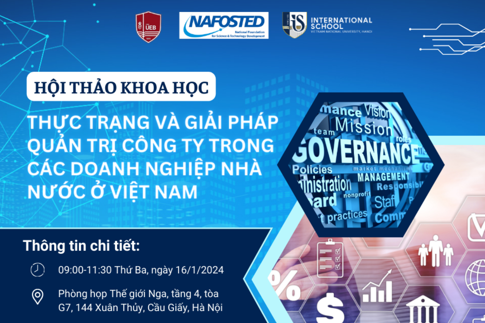 Hội thảo: “Thực trạng và giải pháp Quản trị công ty ở Việt Nam”