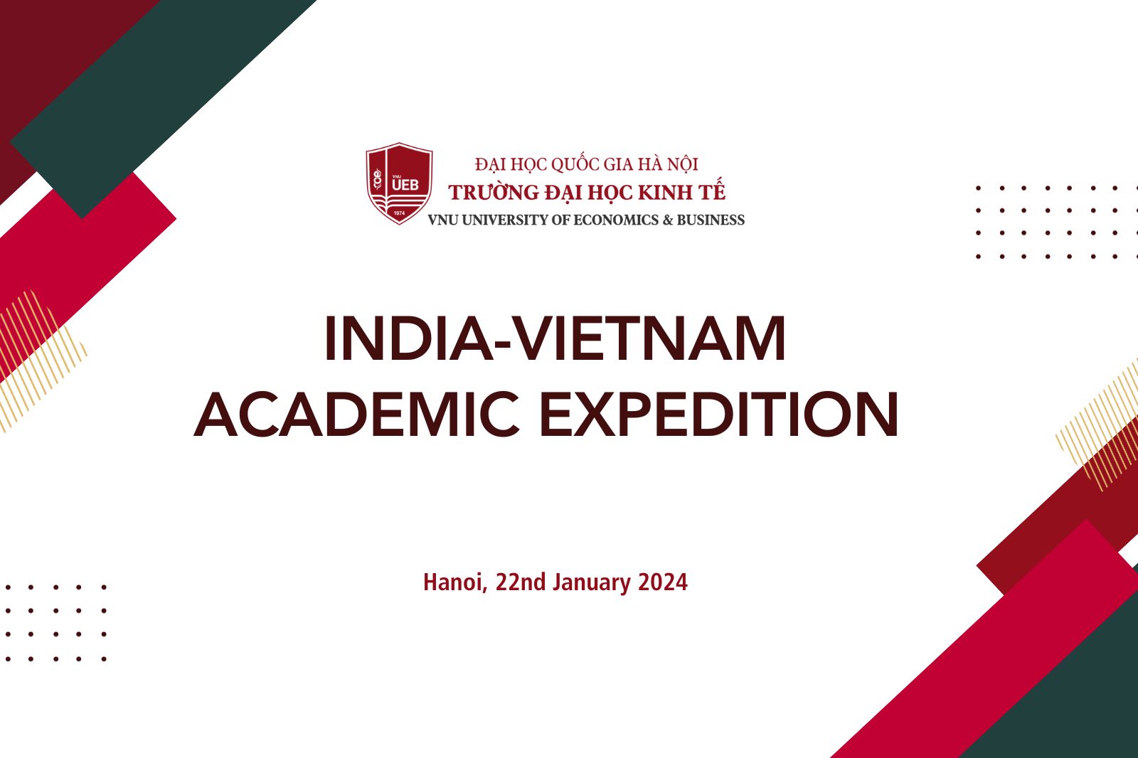 Buổi trao đổi làm việc với đại diện 7 trường Đại học Ấn Độ “Vietnam – India Academic Expedition” 
