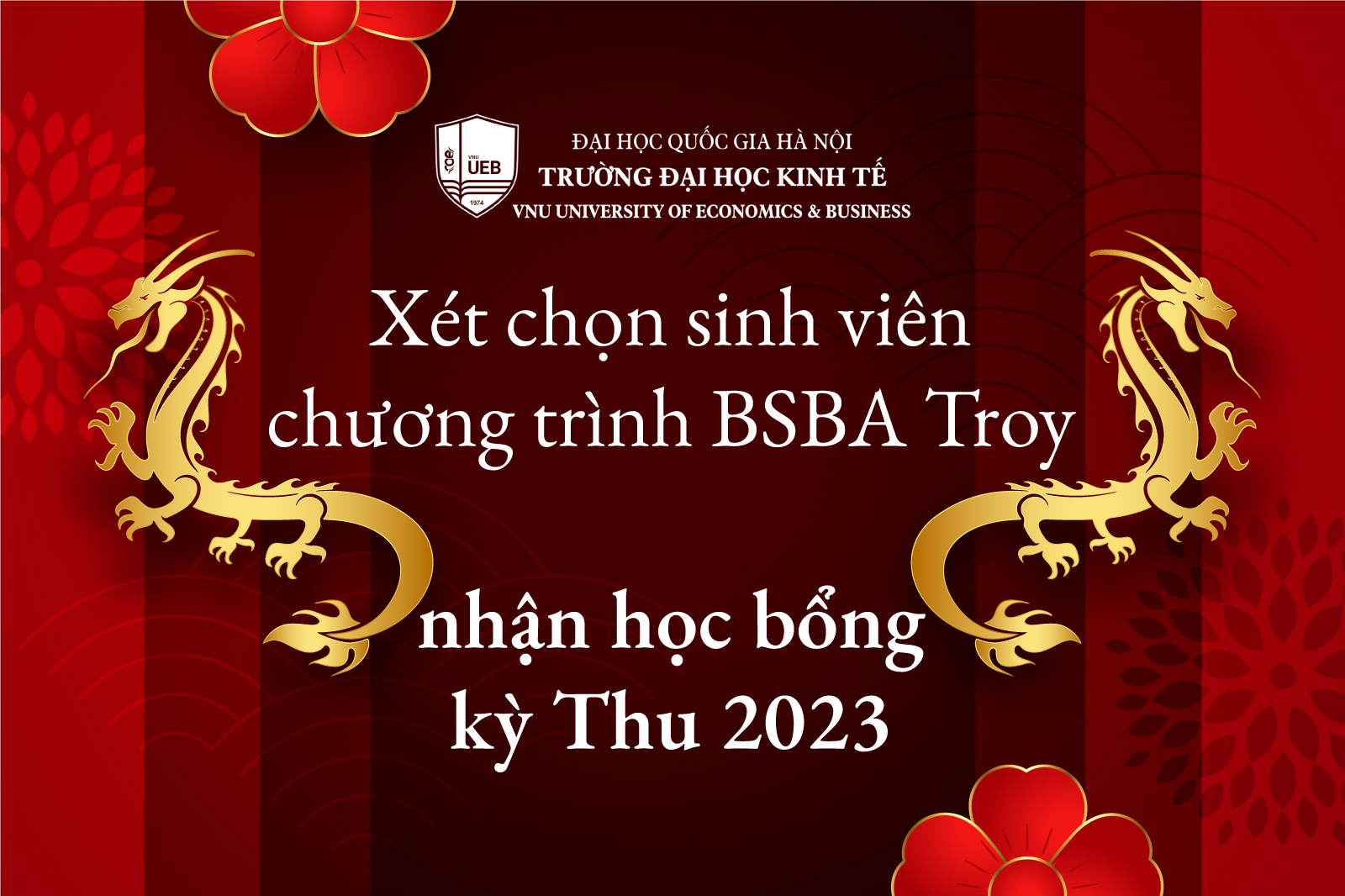 Xét chọn sinh viên hệ liên kết quốc tế chương trình BSBA Troy nhận học bổng kỳ Thu 2023