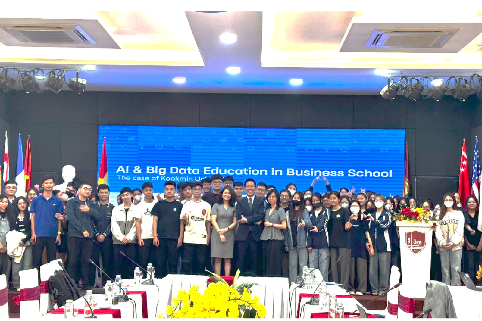 Viện Quản trị kinh doanh - Trường Đại học Kinh tế - ĐHQGHN(UEB-SBA) phối hợp Đại học Kookmin – Hàn Quốc tổ chức Toạ đàm về AI và Big Data